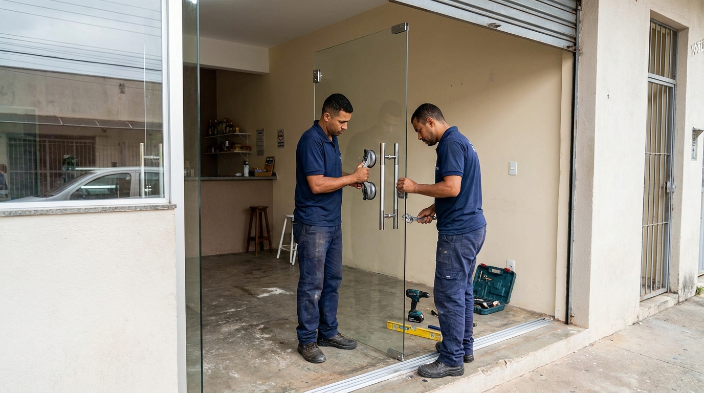 Portas em Vidro em Itaquaquecetuba‑SP