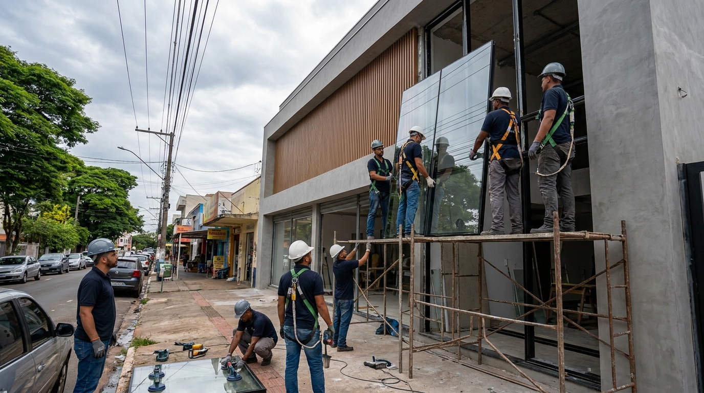 Fachada de Vidro em Itaquaquecetuba‑SP