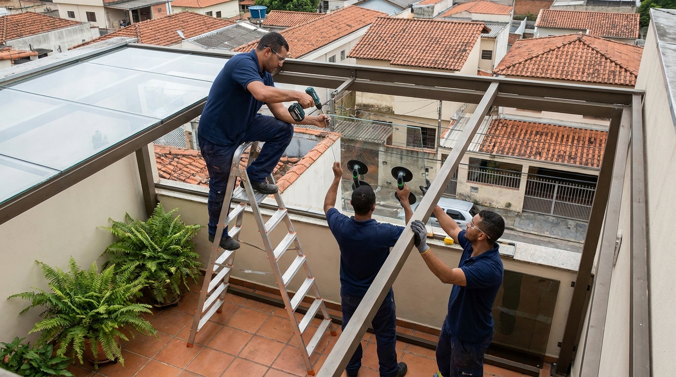 Cobertura de Vidro em Itaquaquecetuba‑SP