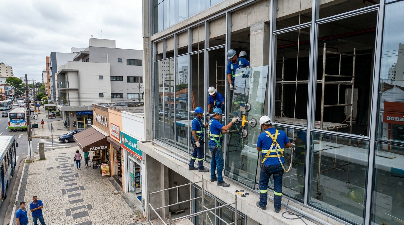 Fachada de Vidro em Itaquaquecetuba‑SP